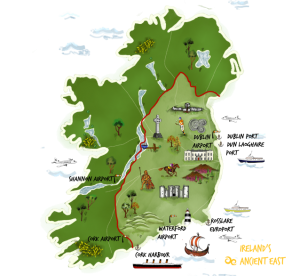 Irelands Ancient East Map